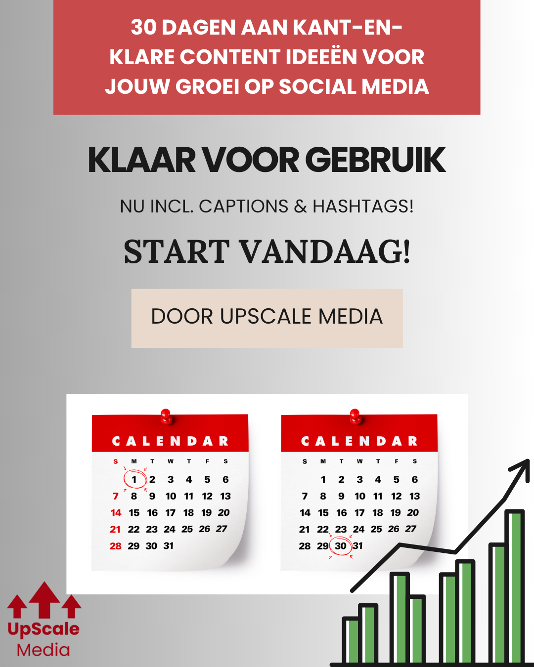 CONTENT KALENDER: 30 DAGEN